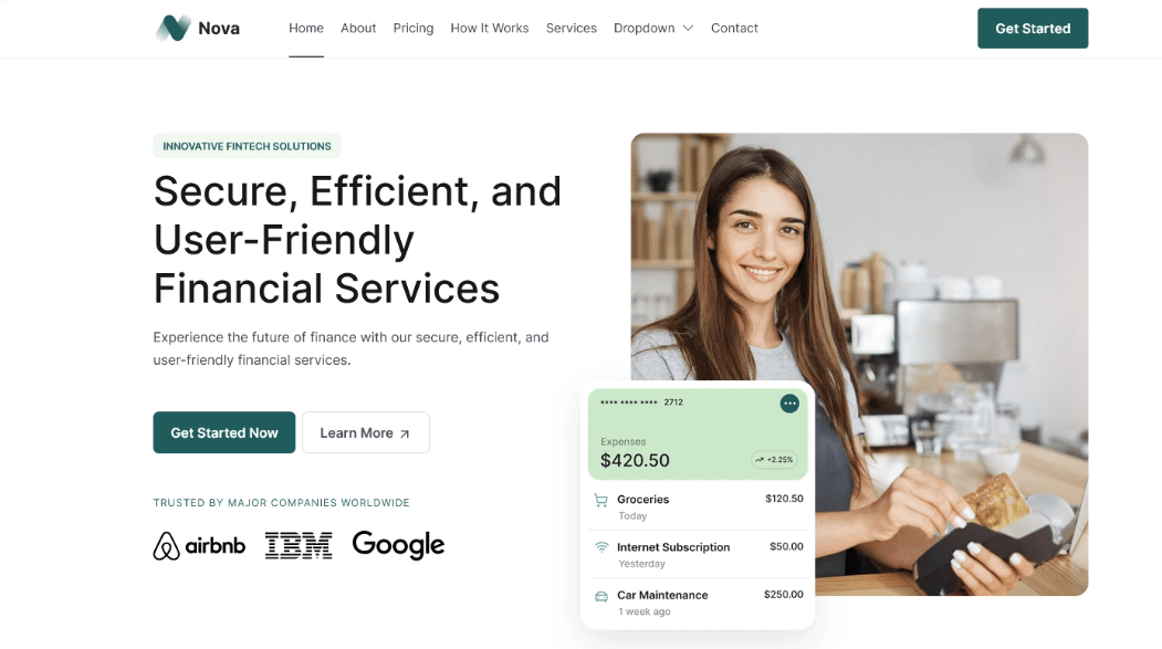 Service Landing Page